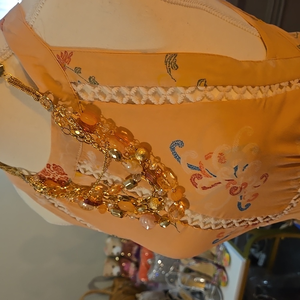 Jaase Peach Color Endless Summer Floral Maxi Dress NWOT - Picture 17 of 17